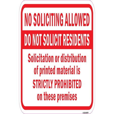 Signmission Safety Sign, 12 in Height, Aluminum, 24979 A-1218-24979